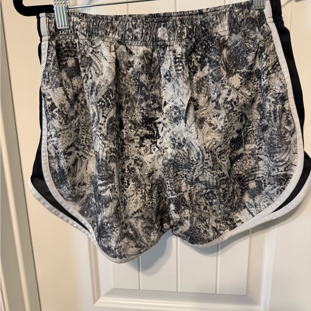 Nike Black and Gray Dri-FIT Running Shorts